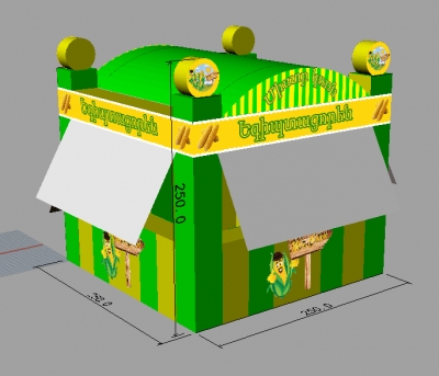 inflatable kiosk tent , infl...