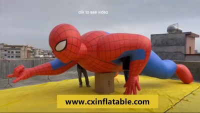 PVC inflatable spiderman car...