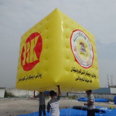 Custom logo inflatable cube ...