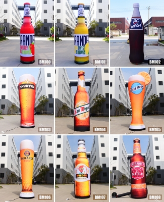 inflatable beer bottle adver...