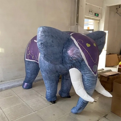 inflatable elephant mascot a...