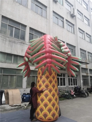 Giant inflatable palm tree, ...
