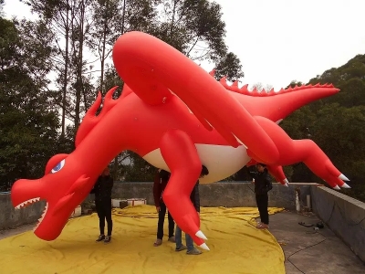 giant inflatable dragon ball...