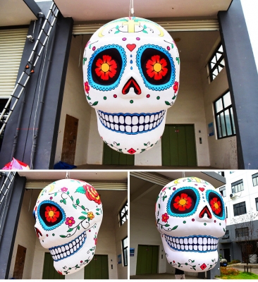 Giant Inflatable Skull Skele...