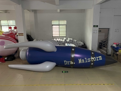 inflatab le rocket balloon i...