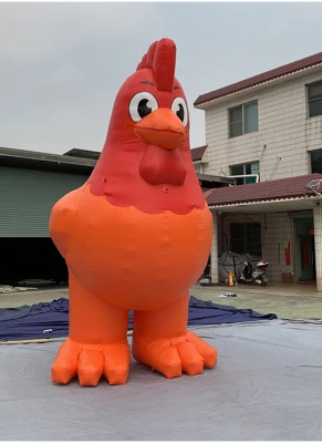 big inflatable rooster infla...