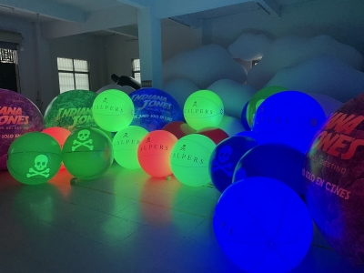 pvc custom inflatable led ba...