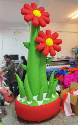 inflatable sunflower cartoon...