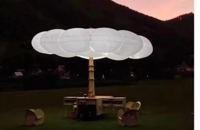 inflatable rooftop cloud