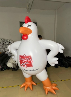 Inflatable hen balloon adver...