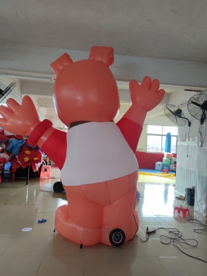 Inflatable pizza bear cartoo...