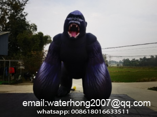 Huge Black Inflatable Kingko...