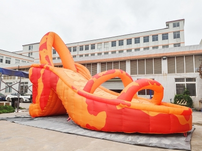 inflatable sandal advertisin...