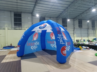 inflatable dome tent adverti...