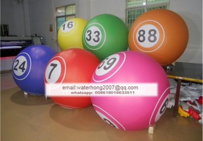 inflatable billiards balloon...
