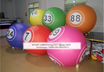 inflatable billiards balloon...