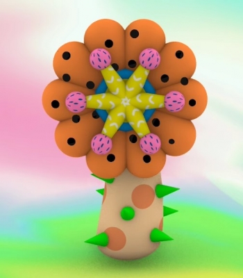 Inflatable flower cartoon fl...