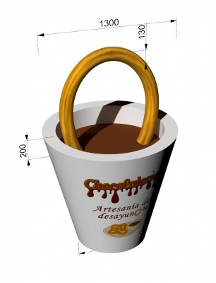 inflatable coffect cup