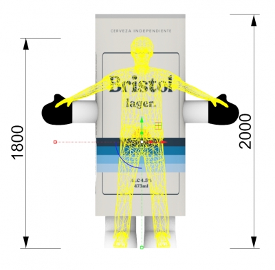 inflatable bottle costume