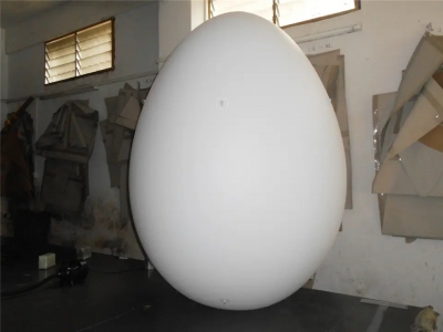 PVC inflatable white egg eas...