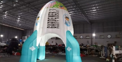 advertising inflatable rocke...