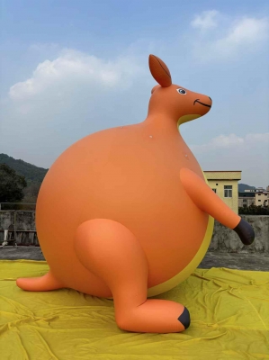 Inflatable kangaroo animal b...