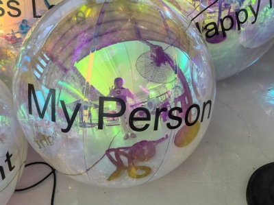 inflatable mirror balloon wi...