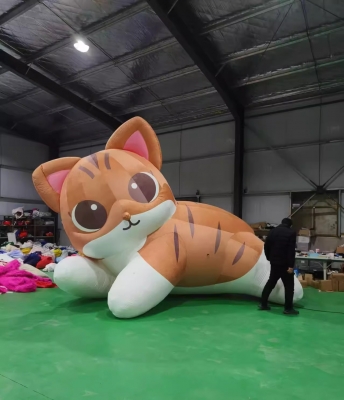 inflatable plush cat cartoon...