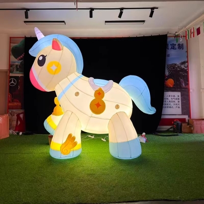 inflatable horse animal with...