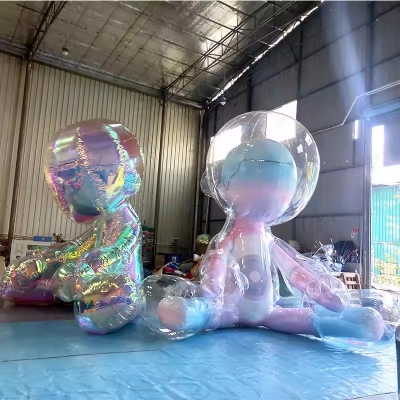 inflatable cartoon character...