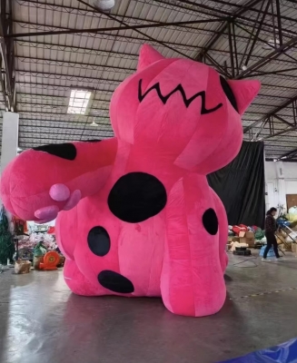 inflatable plush cat cartoon