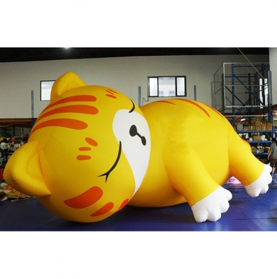 inflatable sleeping cat cart...