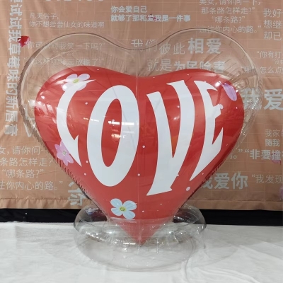 pvc Inflatable heart balloon...