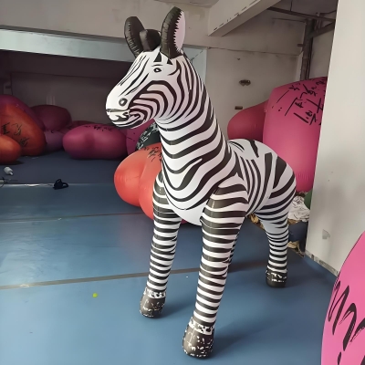 inflatable zebra animal ball...