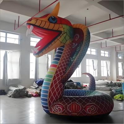 Inflatable snake cartoon inf...