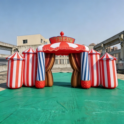 inflatable circus arch enran...