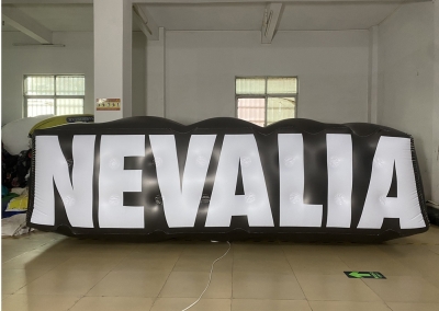 inflatable brand sign for NE...