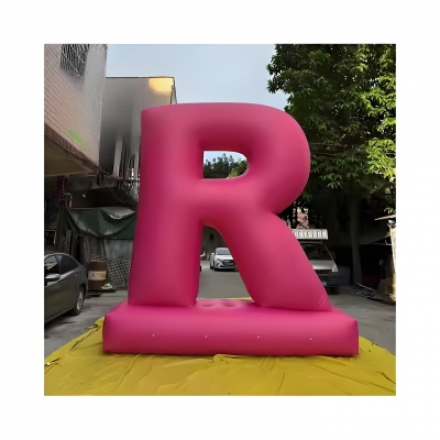 inflatable letter R floating...