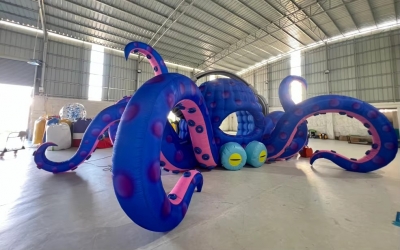 Inflatable Octopus Fish Ball...