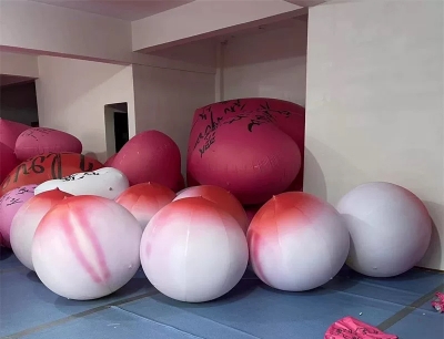 inflatable peach balloon fru...
