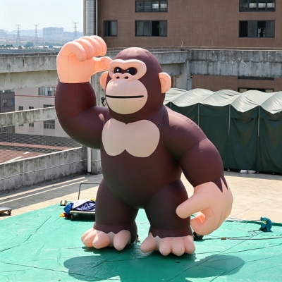 inflatable monkey cartoon an...