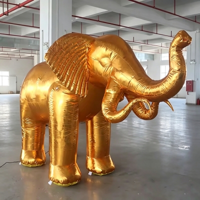 inflatable golden elephant c...
