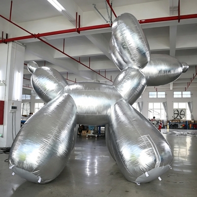 inflatable dog silver cartoo...