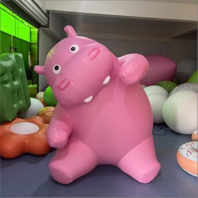 inflatable hippo animal infl...