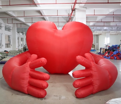 inflatable heart hug balloon...