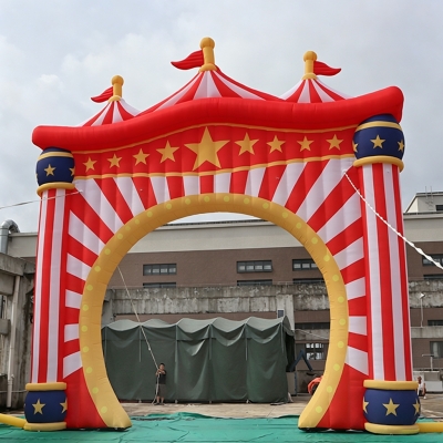 inflatable circus arch entra...