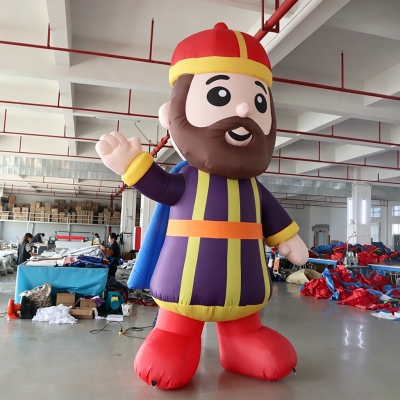 inflatable king cartoon infl...