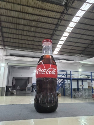 Inflatable coca cola bottle ...