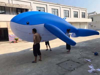 pvc inflatable marine whale ...